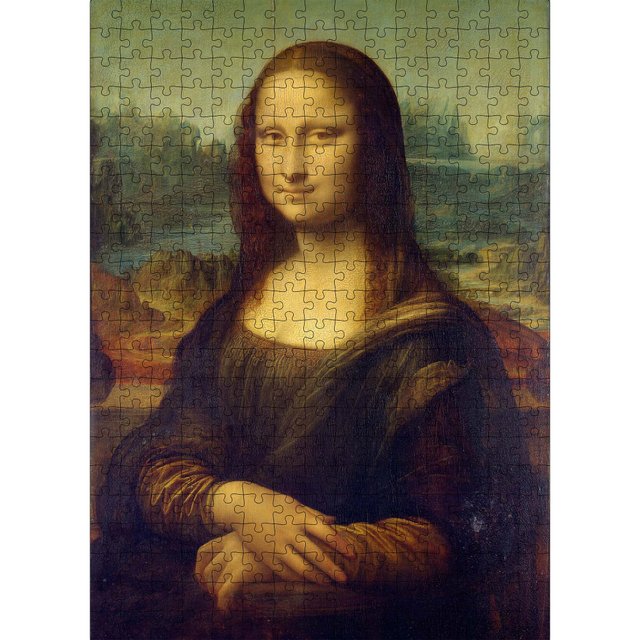Классический деревянный пазл Мона Лиза (Леонардо да Винчи) L