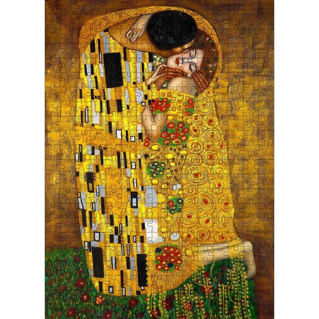 Классический деревянный пазл Поцелуй (Густав Климт) L